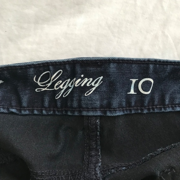 Tommy Hilfiger Jeggings Skinny Jeans Size 10 Dark Navy Blue - Picture 4 of 8